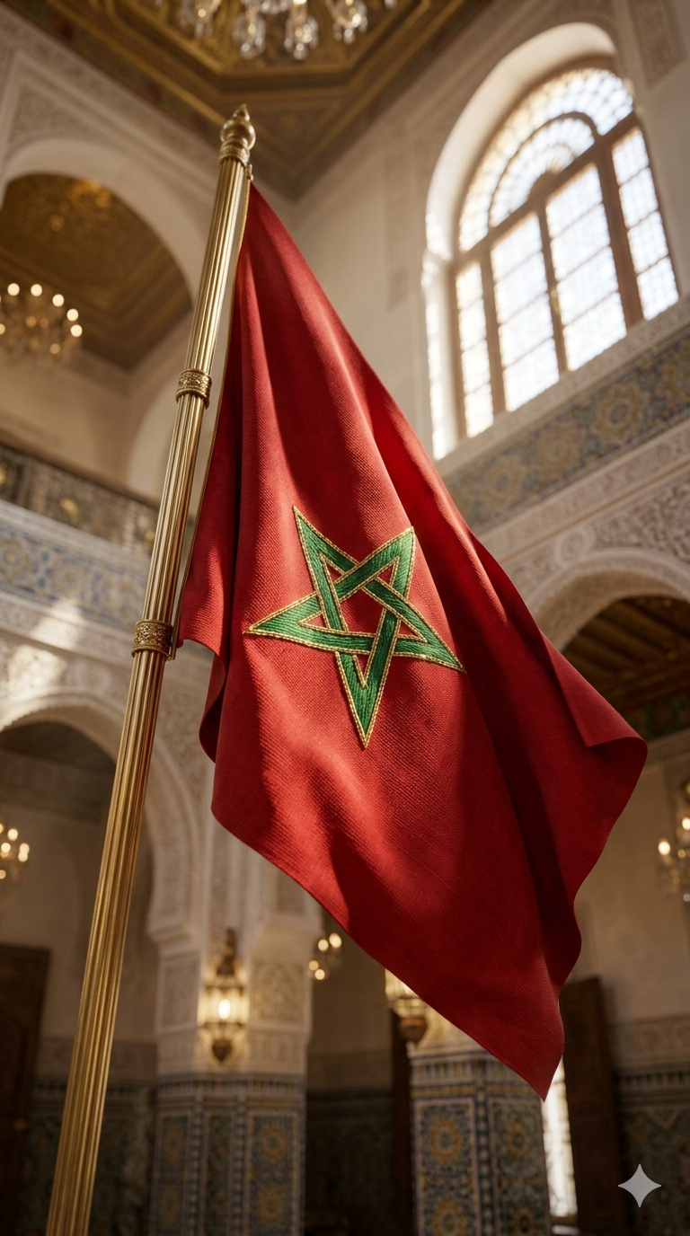 Large Moroccan Flag
