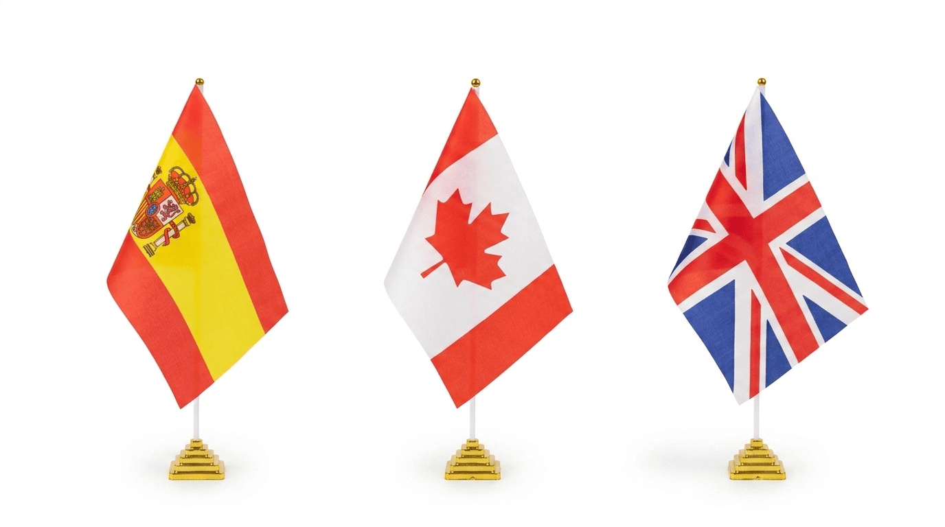 Drapeaux de Table du Monde Entier